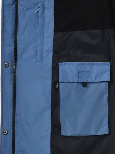 Wasserdichte Thermo Jacke Smokey Blue