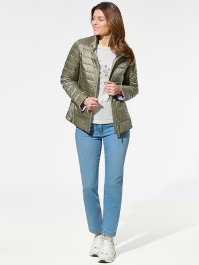 Leichtsteppjacke Komfort Khaki