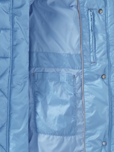 Steppjacke Kuschelkragen Ozeanblau