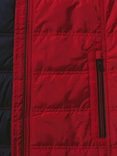 Leichte Steppjacke Signalrot