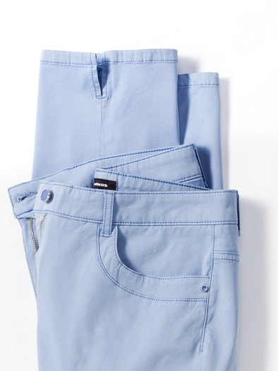 Baumwoll-Capri Supersoft Skyblue