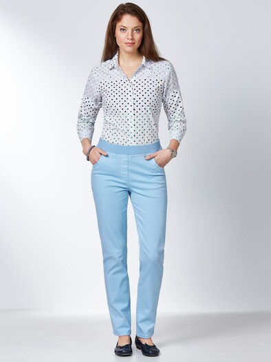 Schlupfhose Jerseybund Skyblue
