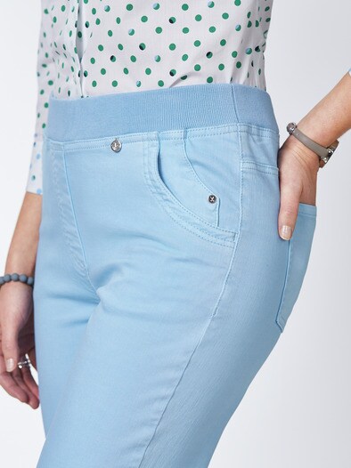 Schlupfhose Jerseybund Skyblue