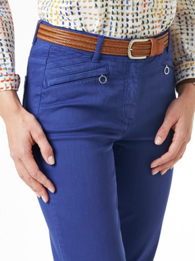 Powerstretch-Baumwollhose Ultramarine