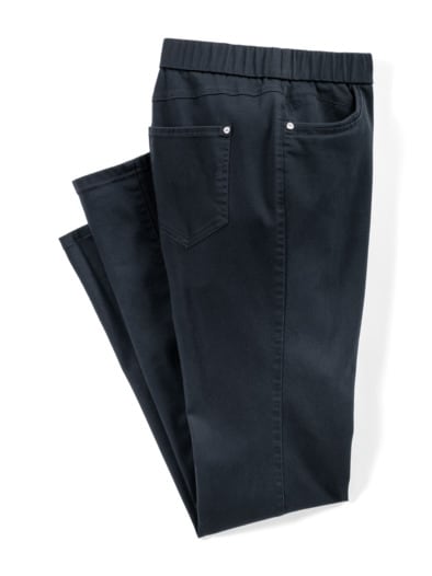 Thermo-Extraglatt Baumwollhose Marine