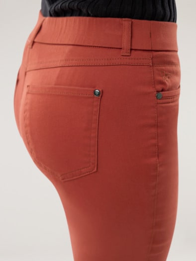 Thermo-Extraglatt Baumwollhose Zimt