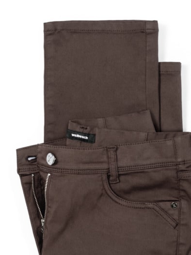 Yoga-Jeans Ultrastretch Kaffeebraun