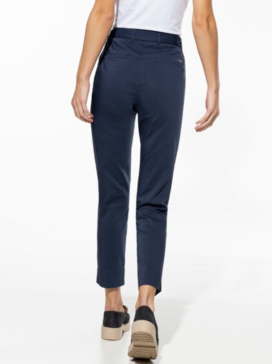 7/8-Bi-Stretch Cityhose Marine