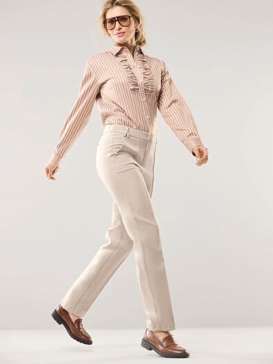 Premium Kofferhose Creme