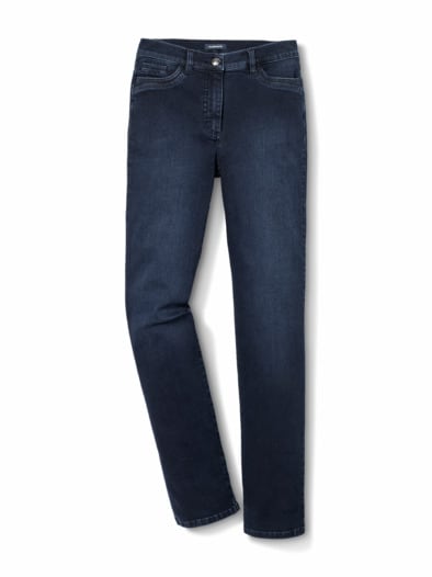 Five-Pocket-Jeans-Cosy-Stretch Dark Blue