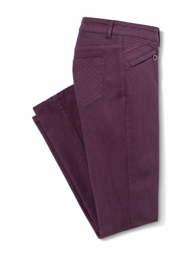 Powerstretch-Baumwollhose Cassis