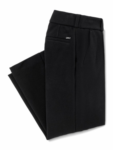 Strukturjersey Culotte Schwarz