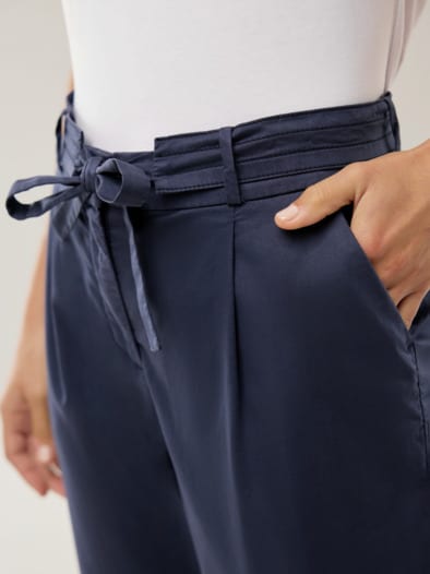 Extraleicht Baumwoll Culotte Marine