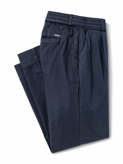 Extraleicht Baumwoll Culotte Marine