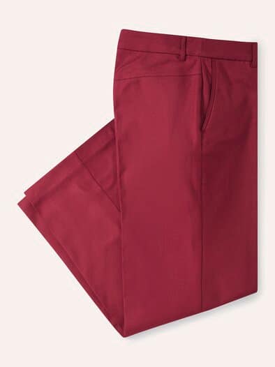 Marlenehose mit Struktur Chianti