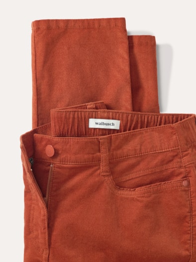 Five Pocket Cordhose Zimt