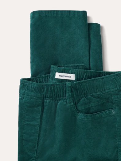 Schlupf Cordhose Smaragd