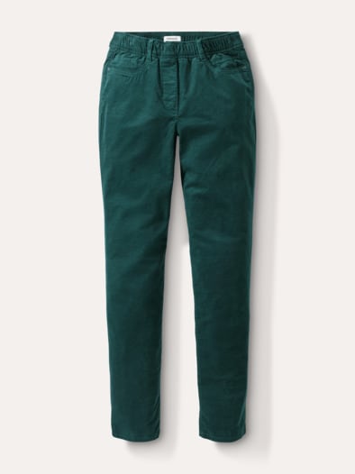 Schlupf Cordhose Smaragd