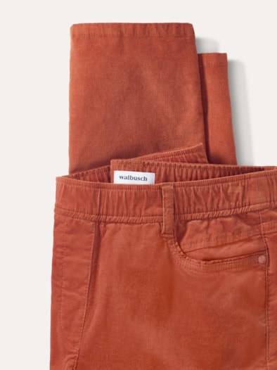 Schlupf Cordhose Zimt