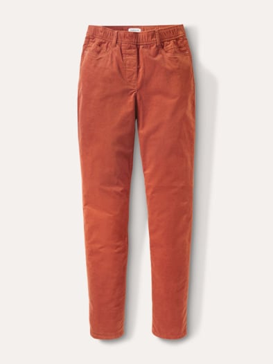 Schlupf Cordhose Zimt