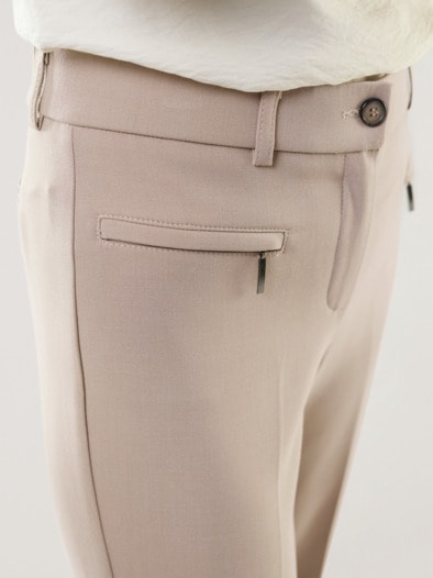 Thermo Kofferhose Taupe