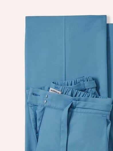 Marlene aus kühlendem Gewebe Jeansblau