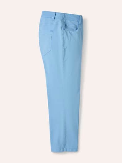 Capri aus Baumwollmix Skyblue