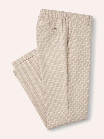 Kombi Jacquardhose Sand