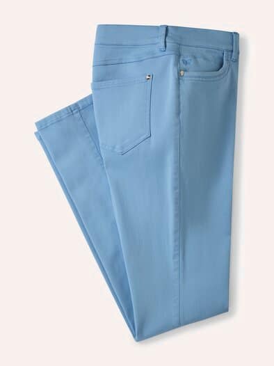 Extraglatt Baumwollhose Feminine F Skyblue