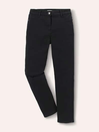 7/8-Baumwollhose Figurwunder FF Schwarz