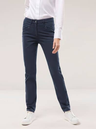 Powerstretch-Baumwollhose Nachtblau