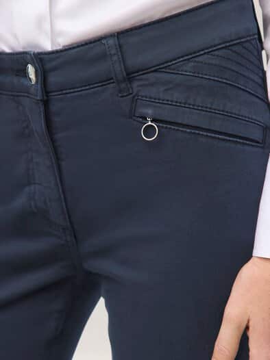 Powerstretch-Baumwollhose Nachtblau