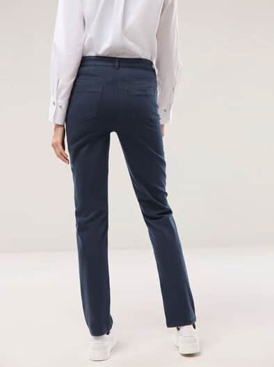 Powerstretch-Baumwollhose Nachtblau