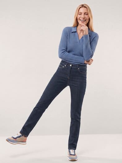 Thermo Jeans aus Joggdenim Rinsed