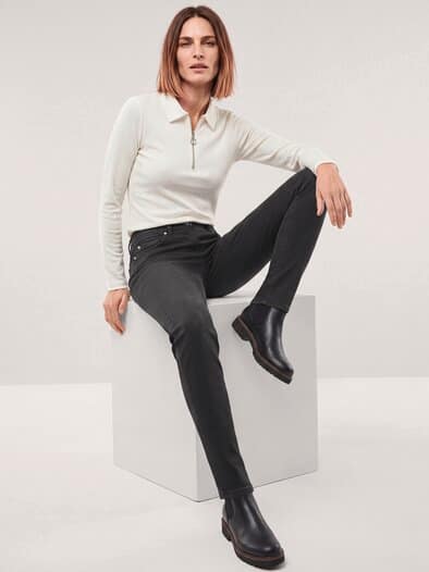 Thermo Jeans aus Joggdenim Black