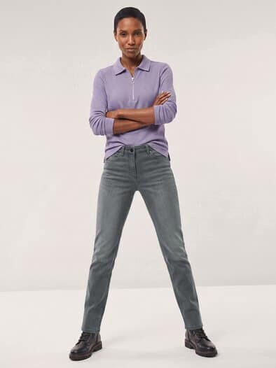Thermo Jeans aus Joggdenim Grey