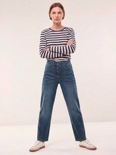 Barrel Jeans Blue Stoned