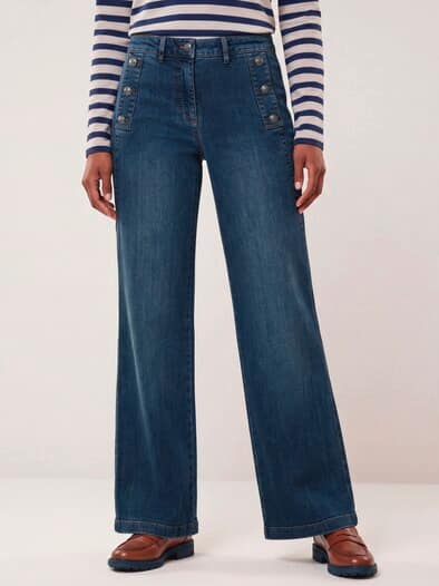 Sailor Marlene Jeans Blue Stoned