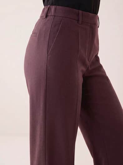 Marlene Hose aus Premium Flanell Merlot