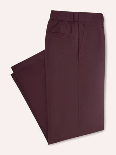 Marlene Hose aus Premium Flanell Merlot