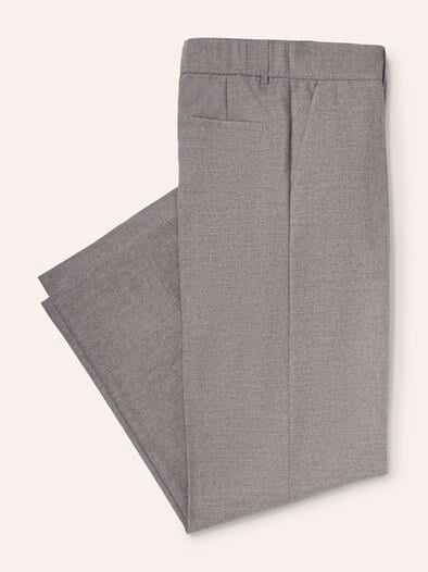 Marlene Hose aus Premium Flanell Kiesel