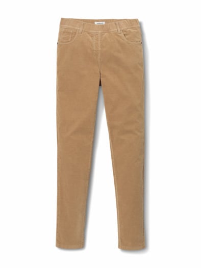 Feincord-Schlupfhose Caramel
