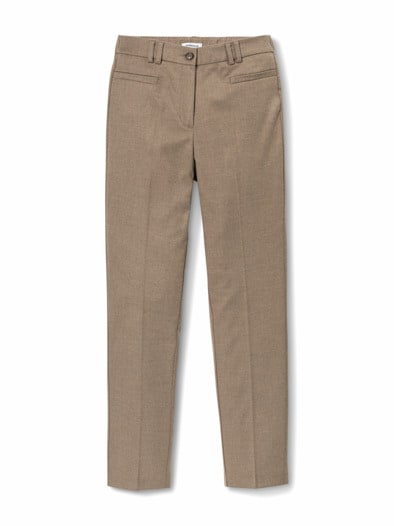 Flanellhose Cosy Caramel Melange