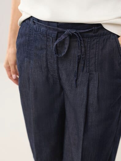 Bermudas aus Denim Rinsed