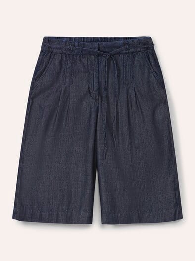 Bermudas aus Denim Rinsed
