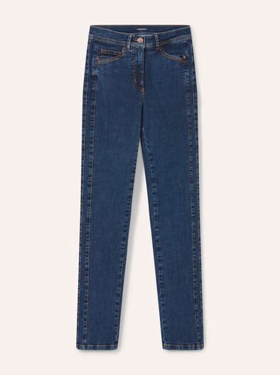 Passform-Jeans Slim Fit Blue Stoned