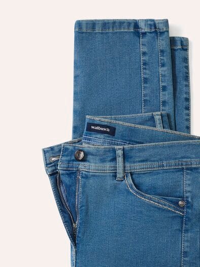 Passform-Jeans Slim Fit Mid Blue