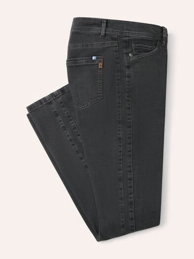 Passform-Jeans Slim Fit Anthrazit