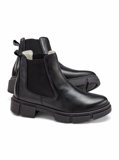 Leder Chelsea Stiefel