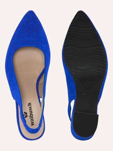 Soft Sling Pumps Blau
